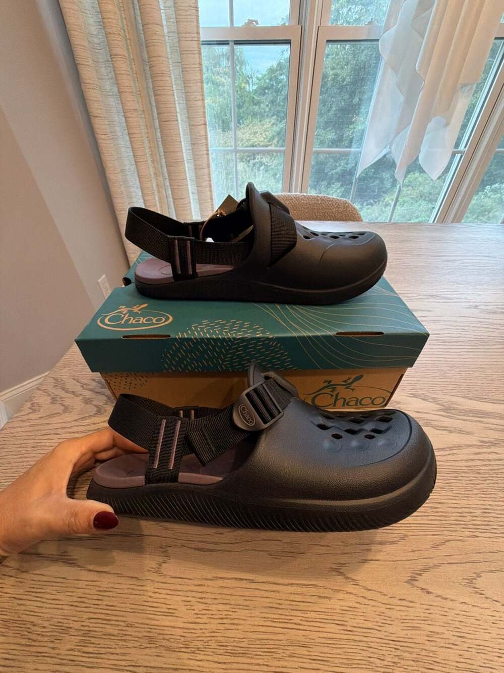 Chaco Chillos Clog Size W11 Black Waterproof Shoes